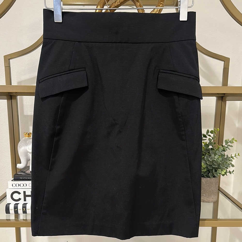 bebe Black Pencil Skirt